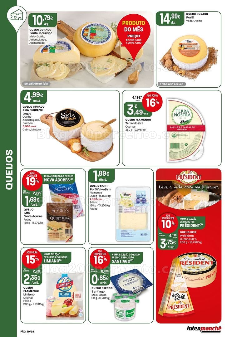 Antevisão Folheto INTERMARCHÉ Contact Promoções de 16 a 22 julho